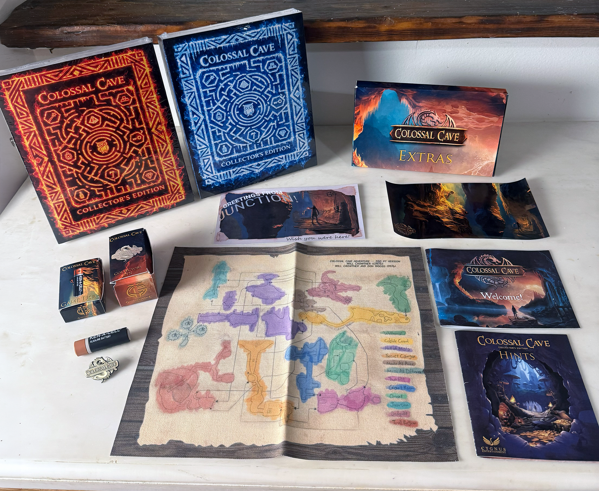 Colossal Cave Collector’s Edition collectibles artwork